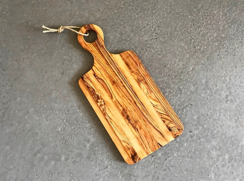 Olive Wood Cutting Board Wooden Handmade 16x 8 Etsy