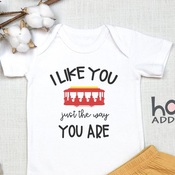 I Like You Just The Way You Are Baby , Cute Baby Bodysuit, Newborn Baby Gift, Coming Home Outfit, Baby Shower Gift, Mr Rogers Fan, Onesie®