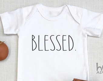 Blessed Baby , Newborn Outfit, Long Sleeve, Love Baby Outfit, Coming Home, Baby Boy, Baby Girl, Rae Dunn Inspired, Rainbow Baby, Onesie®