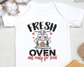 Funny Newborn Coming Home Outfit, Take Home Outfit, Fresh Out Of The Oven, Baker Gift, Cute Baking , Baby Boy Outfit, Long Sleeve, Onesie®