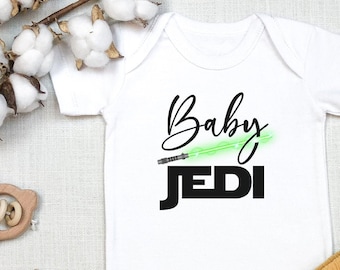 Baby Jedi , Cute Baby Boy Gift, Light Saber, Long Sleeve, Toddler Shirt, New Dad Gift, Baby Boy Clothes, Baby Shower Boy Gift, Onesie®