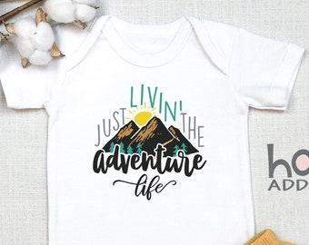 Adventure s, The Adventure Life, Hiking Buddy , Bodysuit, Camping , Aunt, Uncle, Happy Camper, Traveling, Long Sleeve, Onesie®