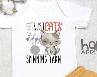 Funny Saying Baby , Cat , Kitten , Toddler Shirt, Cat Lover, Crazy Cat Baby, Cat Lady, Funny Cat Shirt, Cute Cat Outfit, Onesie®