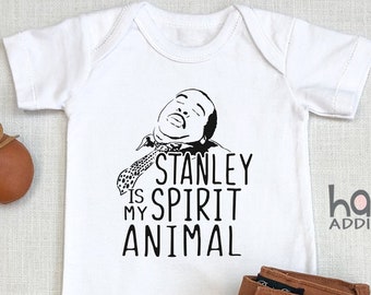 Stanley Is My Spirit Animal Funny Baby s, The Office Fan Baby Gift, Baby Boy , Michael Scott, Dwight, The Office Baby Gift, Onesie®