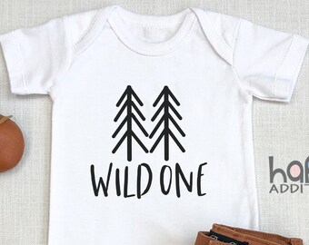 Wild One , Birthday , Camping Toddler Shirt, Adventure Baby s, Travel Buddy, Camping , Camper ,  Long Sleeve, Onesie®