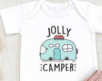 Jolly Camper , Happy Camper, Baby Shower Gift, Adventure Cute Baby s, Camping Bodysuit, Camping , HIpster, Onesie®