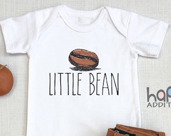 Cute Little Bean Coffee , Coffee Baby Clothes, Toddler Shirt, Baby Announcement, New Baby Gift, Long Sleeve, Coffee Lover, Onesie®