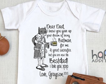 Funny Personalized First Father's Day , Custom Gift for Dad Shirt, Happy Father's Day Gift, Best Dad Ever, Customize Name, Superhero