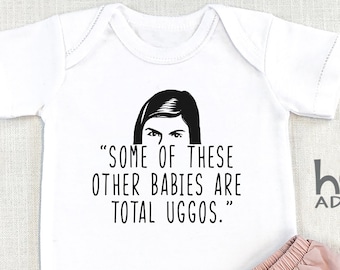 Funny Baby s, Total Uggos, Kelly Kapoor, The Office Fan Baby Gift, Toddler Shirt, Michael Scott, Dwight, The Office Baby Gift, Onesie®