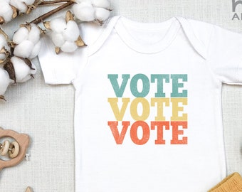 Vote Vote Vote, Baby , Baby Clothes, Baby Boy , Baby Girl , Election  2024, Vote For My Future, Baby Bodysuit, Onesie®