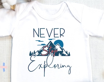 Never Stop Exploring , Toddler Shirt, Little Explorer, Happy Camper, Adventure is Out There, Adventure Baby s, Camping ,, Onesie®