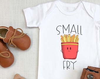 Small Fry  Bodysuit, French Fry Baby Bodysuit, Funny Baby ,  Unique Baby Shower Gift, Baby Boy Bodysuit, Unisex, Niece, Nephew, Onesie®