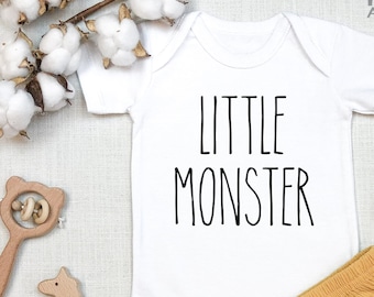 Little Monster Baby , Cute hipster , Funny Baby Bodysuit, Baby Announcement, Pregnancy Reveal Photo opt, Cute Boho Bodysuit, Onesie®