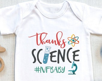 IVF Baby , Thanks Science, Made with Love and Science  Baby, Cute In Vitro Baby, Worth Every Single Shot, Baby Boy, Onesie®