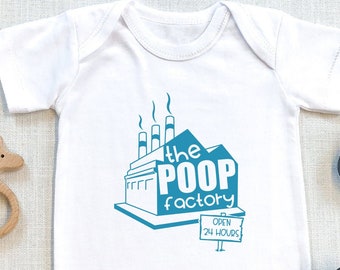You Pick - Poop Factory Baby , Bodysuit, Funny Baby , Reveal, Funny Baby Shower Gift, Funny Pregnancy Reveal, Baby Boy Outfit, Onesie®