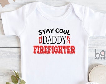 Firefighter , Baby Boy Clothes, Baby Shower Gift, Funny s, Firefighter Baby, Firetruck Shirt, Fire Truck Shirt, Fireman Baby, Onesie®