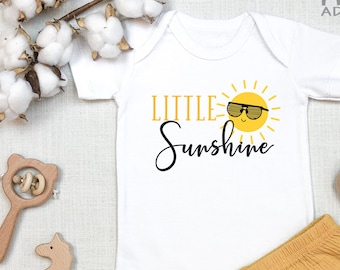 Little Sunshine , Cute Sunshine Shirt, Cute s, Boho Baby Clothes, Baby Girl Clothes, Bohemian Baby, Hippie Baby s, Yellow, Onesie®