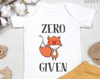 Fox  Bodysuit, Zero Fox Given Baby , Hipster Baby , Cute Baby Fox, Funny Baby , Baby Shower Gift, Baby Gift, Onesie®