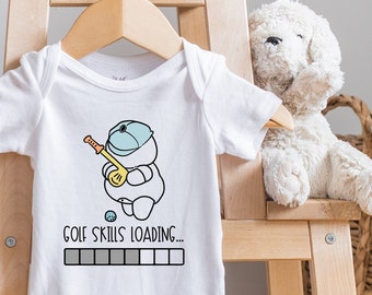Golf Skills Loading, Funny Golf , Future Golfer, Funny Golfing Bodysuit, Golf Fan, Baby Boy , I like Golf Outfit 2137, Onesie®