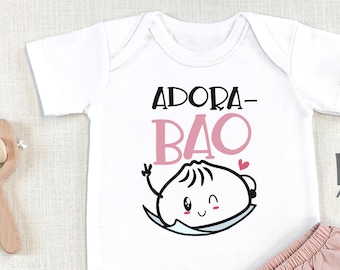 Adora-Bao , Cute Baby s, Foodie , Dumpling , Long Sleeve, Adorable , Reveal Onesie, Dim Sum, Toddler Shirt, Onesie®