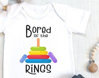 Funny Baby s, Bored Of The Rings, Baby Shower Gift, Funny Toddler Shirt, Nerd Baby, Toy Rings, Baby Boy Clothes, Long Sleeve, Onesie®