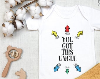 Funny Uncle , You Got This Uncle , Smelly Uncle , Funny Uncle , Funny Uncle Baby Bodysuit, Best Uncle, Onesie®
