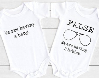 The Office Themed Twins Baby Announcement, Dwight Schrute Baby Announcement, Office Twins Baby Outfit, The Office Addicts Baby Outfit