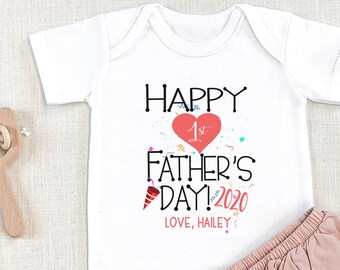 Personalized Father's Day , Our First Father's Day , Happy Father's Day, Cute Baby Bodysuit, Baby Girl, Daddy's Girl, Onesie®