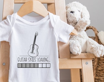 Guitar Skills loading, Guitar Baby , Music , Baby Shower Gift, Band , Musician Baby, Music Baby, Musician , Guitar Baby, Onesie®