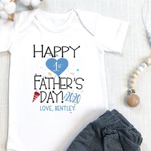 Personalized Father's Day , Our First Father's Day , Happy Father's Day, Cute Baby Bodysuit, Baby Boy, Daddy And Me, Onesie®