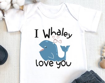 I Whaley Love You Baby , Cute Baby Bodysuit, Whale , Coming Home Outfit, Cute s, Animal , Cute Niece Nephew Gift, Onesie®