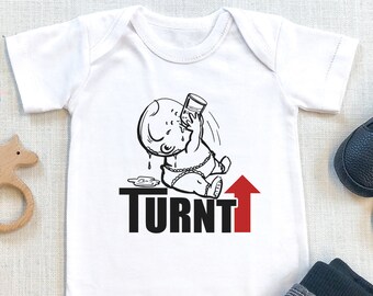 Funny Baby , Funny Baby Bodysuit, Baby Boy, Cute Niece Nephew Baby Shower, Unisex Baby Clothes, Turnt UP, Newborn Baby Gift, Infant, Onesie®