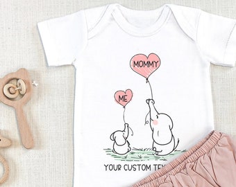 Personalized Baby Girl  Girl, Custom  Girl, Baby Elephant , Baby Name , Unique Girl clothes, Baby , Niece, Onesie®