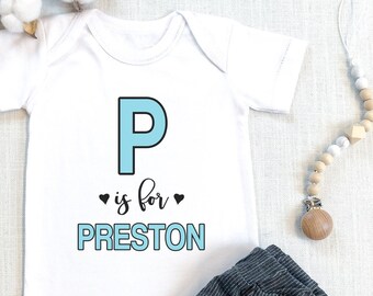 Personalized Name Baby , Due Date, Baby Bodysuit, Custom , Baby Boy Clothes, Baby Name , Unique Boy Clothes, Newborn, Onesie®