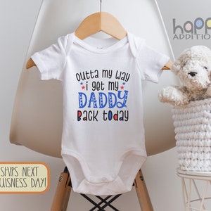 Military Reunion Baby Bodysuit Get My Daddy Back Today: Onesie® Brand