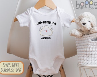 Personalized Baby , Cute Baby s, Foodie , Dumpling , Long Sleeve, Adorable , Dim Sum, Toddler T-Shirt, Onesie®