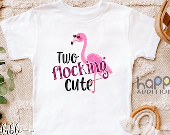 Funny Baby s, Second Birthday Outfit, Funny Flamingo , Baby Shower Gift, Cute Toddler Shirt, Zoo Animal, Funny Baby Girl Outfit, Onesie®