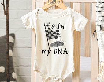 It's in my DNA Racing  for Babies, Race Car Outfits for Babies, Racer Baby , Baby Boy , Baby Shower Gift, Onesie®