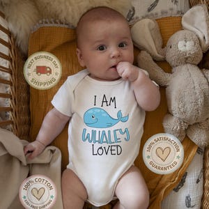 I am Whaley Loved Whale Baby Onesie®, Funny Whale Baby Bodysuit Cetologists