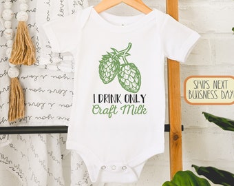 Funny Craft Milk  Baby Gift, Funny Baby s, Newborn , Baby Shower Gift, Beer Baby Bodysuit, Milk Shirt, Toddler, Onesie®