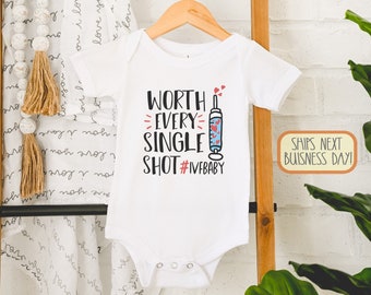 Worth Every Single Shot, IVF , Thanks Science , Made with Love and Science  Baby, Cute In Vitro Baby , IVF Baby, Onesie®