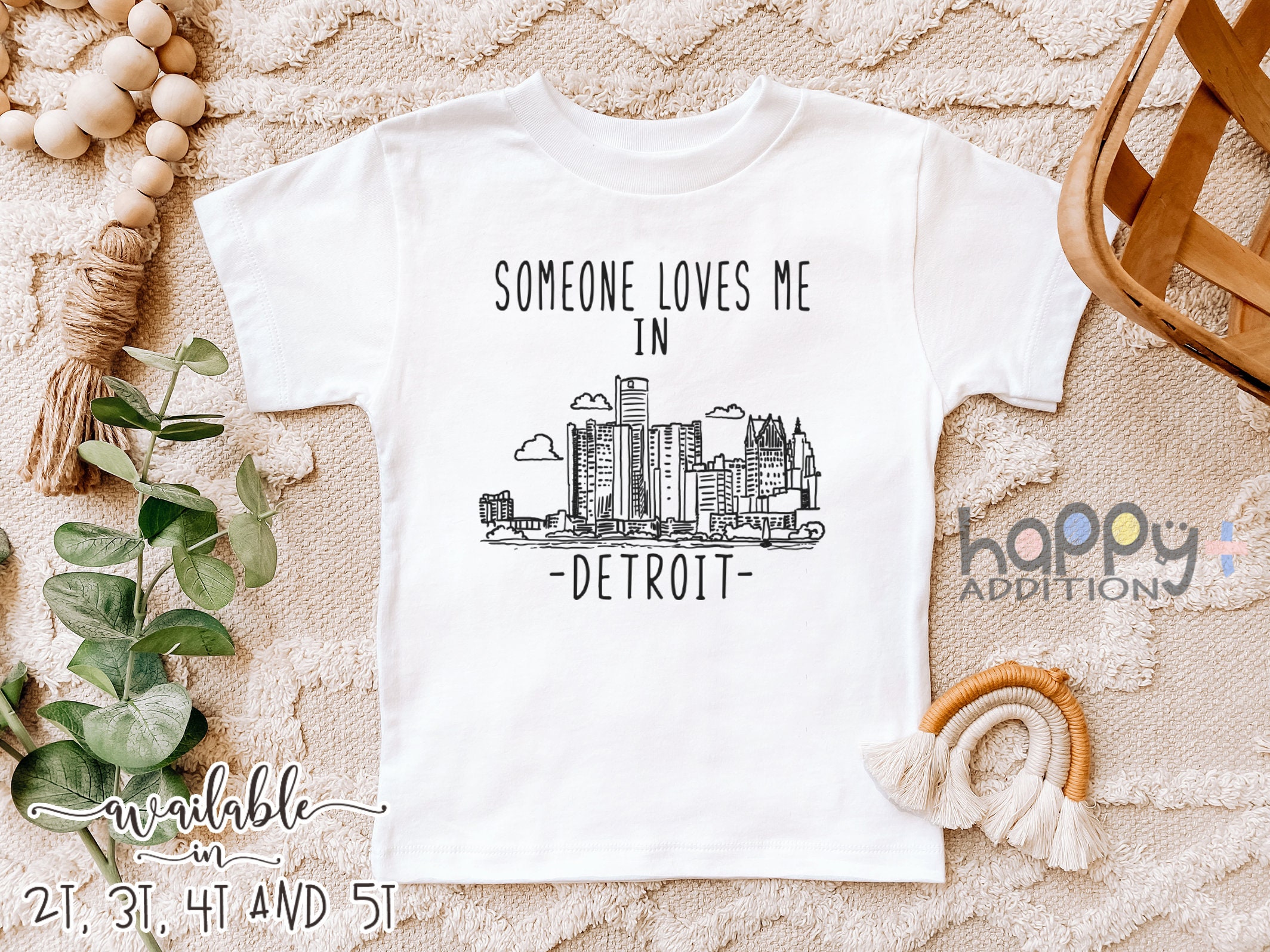 Baby Onesie - Somebody in Detroit Loves Me — Detroit Shirt Company