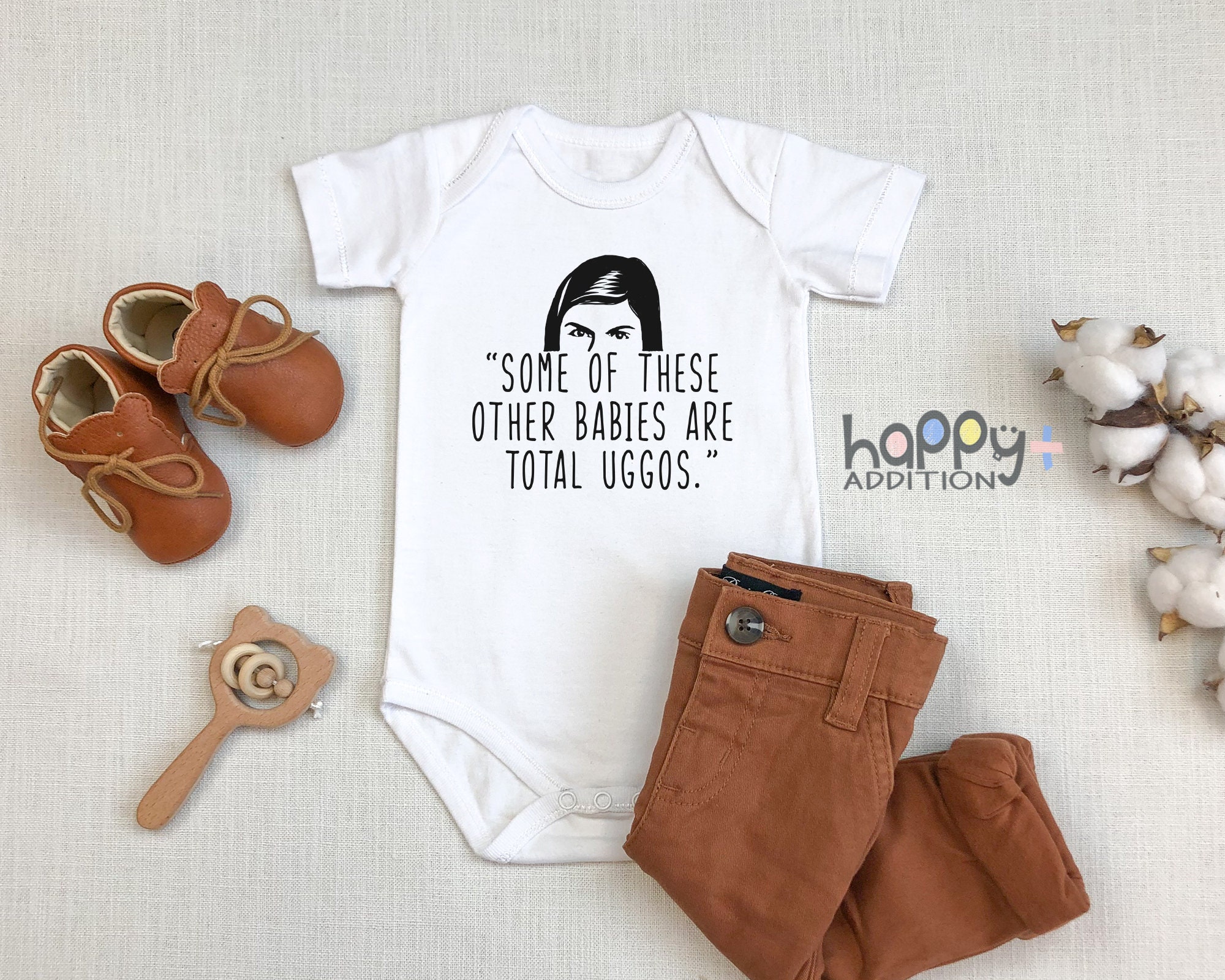 Funny Baby S Total Uggos Kelly Kapoor the Office Fan Baby Gift Toddler Shirt Michael Scott Dwight the Office Baby Gift Onesie Etsy Ireland