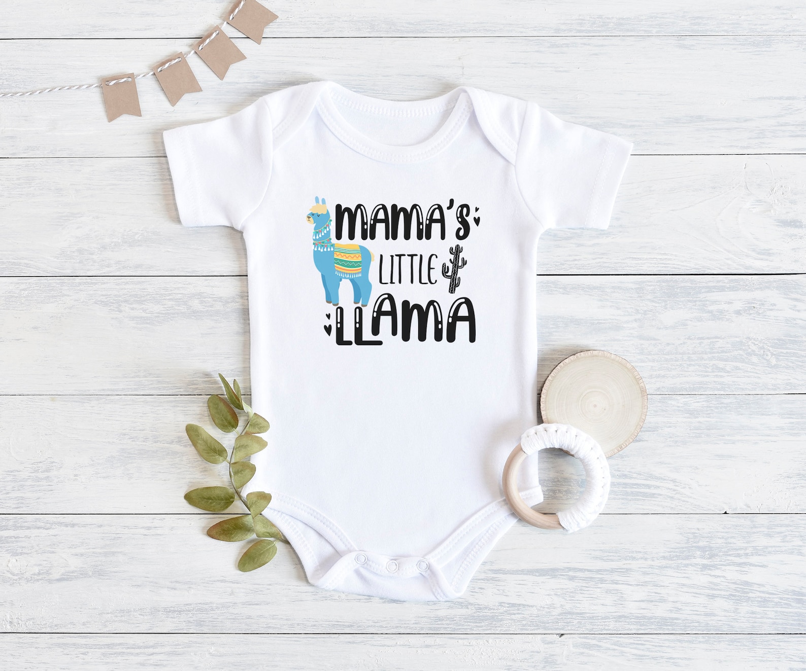 Mamas Little Llama Onesie® Llama Onesie Llama Baby Shower Etsy