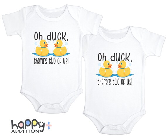 Funny Twin S Oh Duck There s Two of Us Best Friend Twin Babies