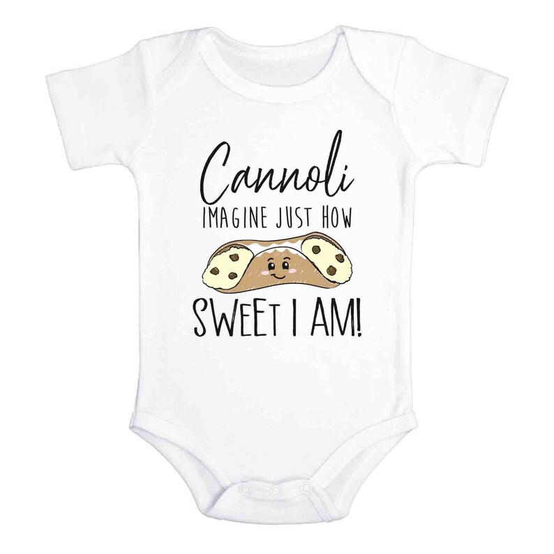 You Cannoli Imagine Baby Onesie ® Italian Baby Shower Gift Etsy