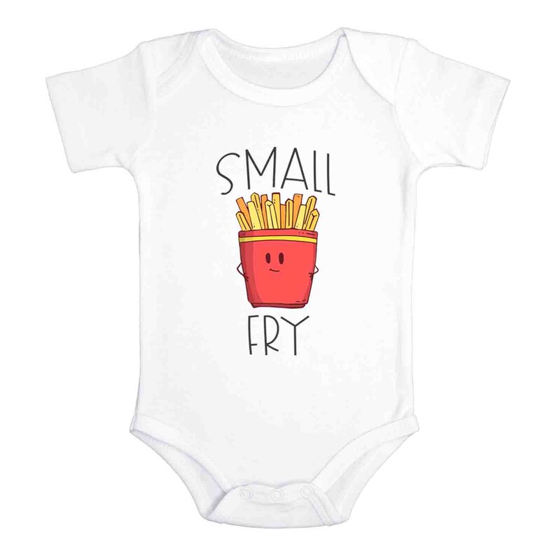 Small Fry Onesie® Bodysuit French Fry Baby Bodysuit Funny Etsy
