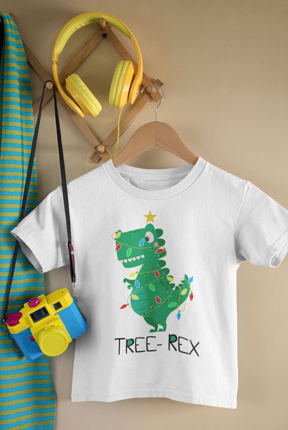 Cute Dinosaur Christmas Shirt: Tree Rex Dinosaur Pun Tee Cute Dinosaur Christmas Shirt: Tree Rex Dinosaur Pun Tee