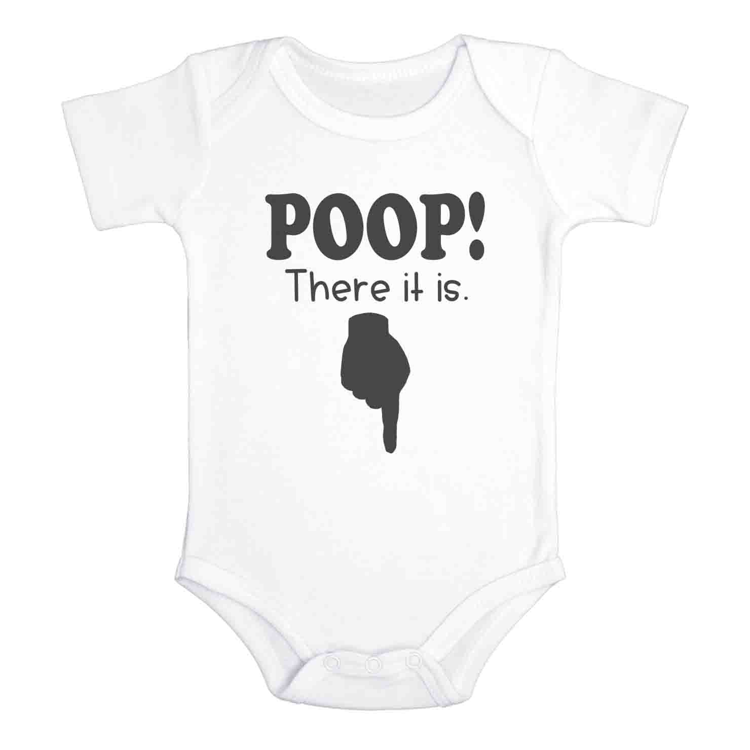 Funny Baby Onesie® Poop There It Is Onesie Funny Baby Shower | Etsy