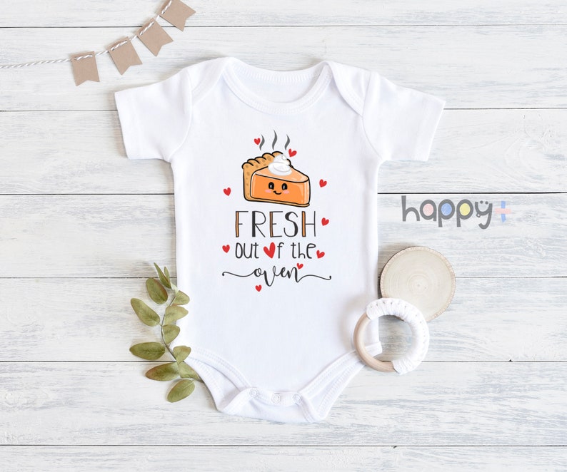 Fresh Out Of The Oven Onesie Cute Baby Shower Gift Newborn